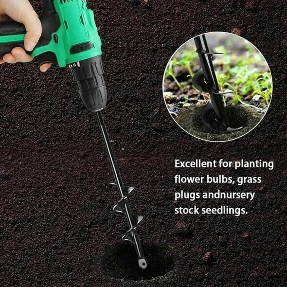 Easy Gardening Auger Spiral Drill Bit🌱