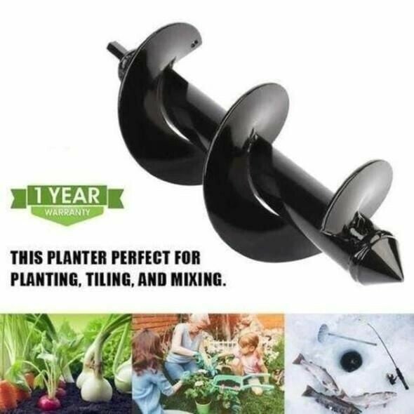 Easy Gardening Auger Spiral Drill Bit🌱