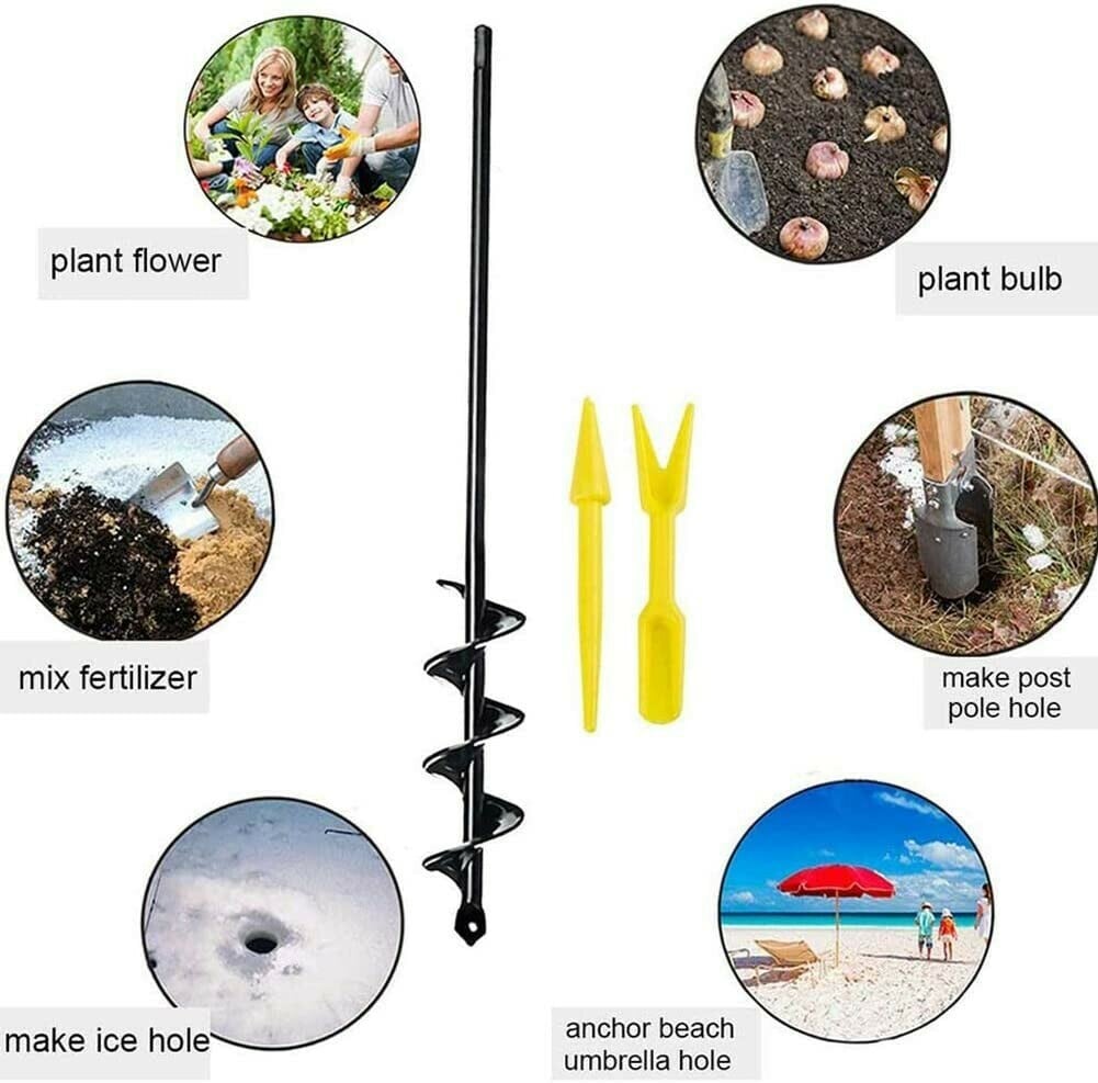 Easy Gardening Auger Spiral Drill Bit🌱