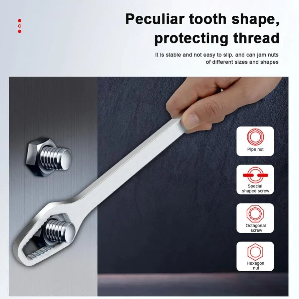 🛠️ 8-22mm Universal Wrench – Adjustable & Durable Design