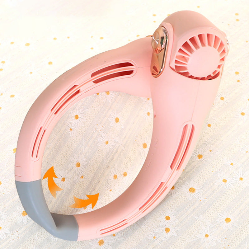 Pink neck fan product color option