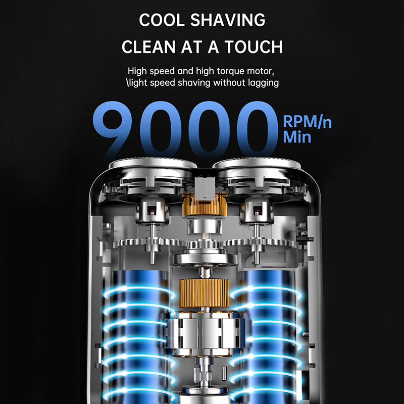 ⏳Time-Limited Special⏰Portable Mini Men's Electric Shaver – AI Beard Sensing, Magnetic Head, Fast Charge ✨