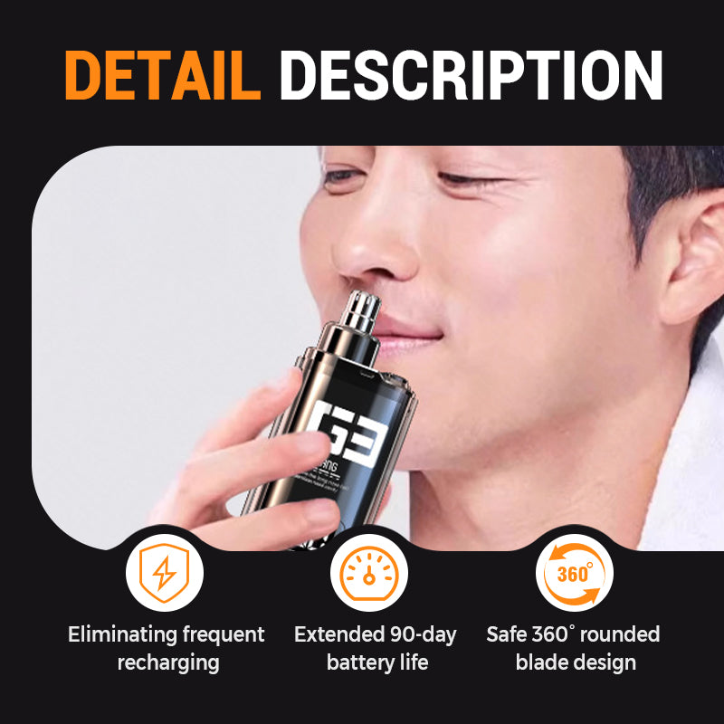 🔥Rechargeable Blade Washable Nose Hair Clean Trimmer🚀
