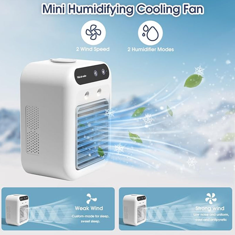 ❄️ 50% OFF ❄️ Mini Portable Air Conditioner with Cooling and Humidification Function