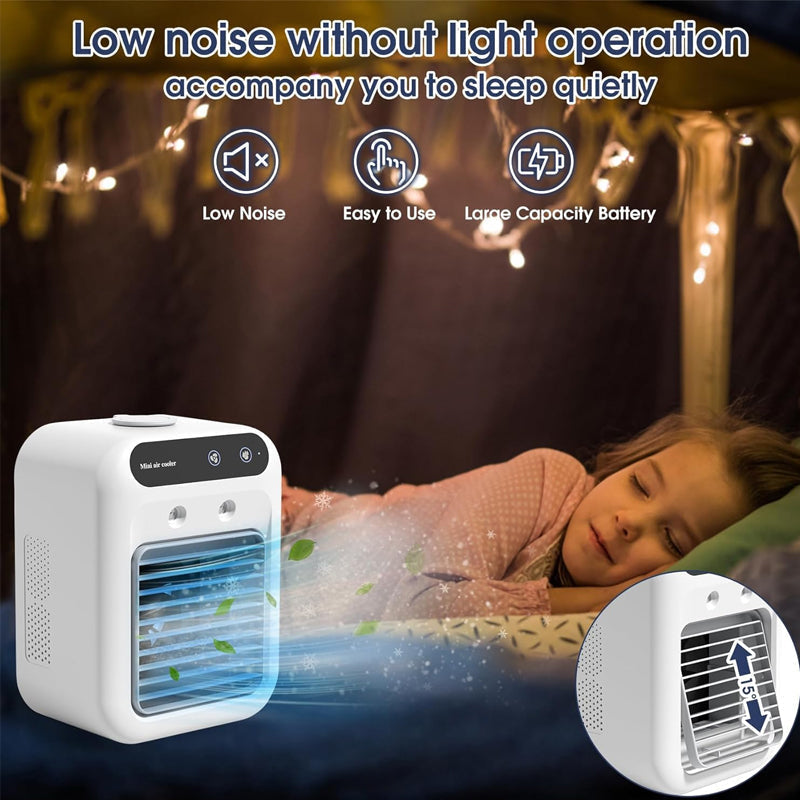 ❄️ 50% OFF ❄️ Mini Portable Air Conditioner with Cooling and Humidification Function