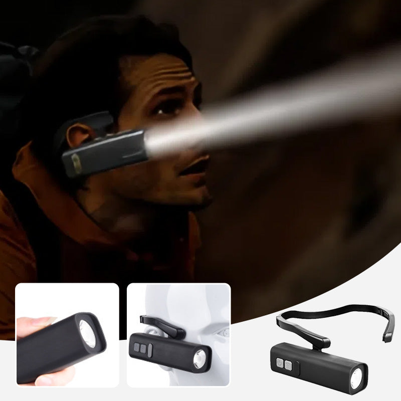 Ear-Mounted LED Head Torch with Motion Sensor