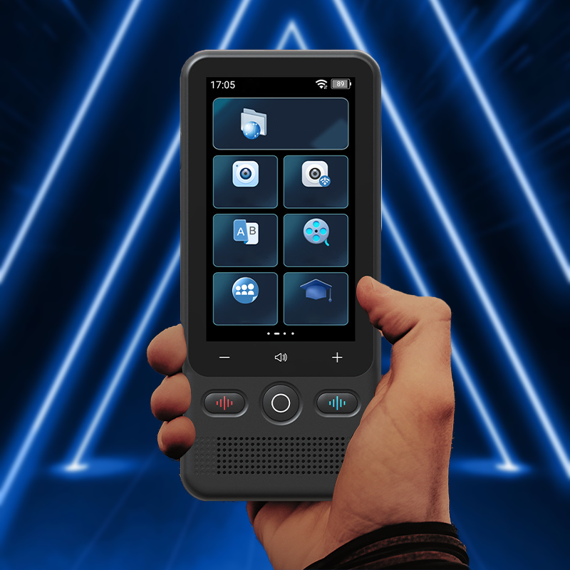 🗣️50K+ SOLD!🌐Al Language Translator Device | No Additional Charges l Translation Does Not Require a Signal Source | Translate 138+Languages with WiFi | Translation Multi-Language Touchscreen Real-Time Translaton
