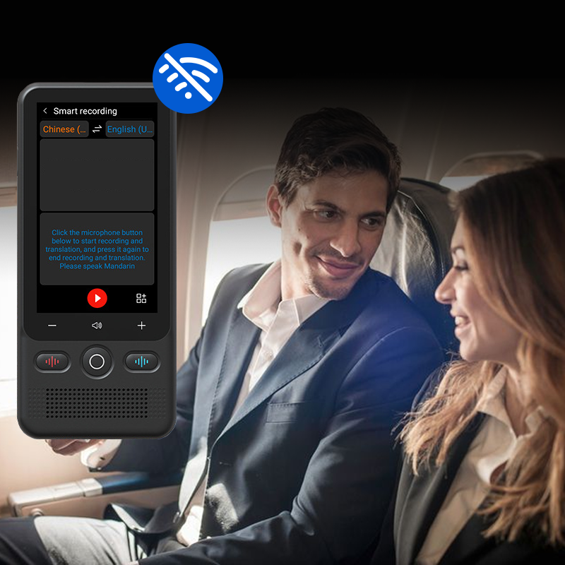 🗣️50K+ SOLD!🌐Al Language Translator Device | No Additional Charges l Translation Does Not Require a Signal Source | Translate 138+Languages with WiFi | Translation Multi-Language Touchscreen Real-Time Translaton