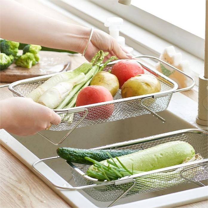 🏠Kitchen Essential⏰Expandable Over The Sink Dish Drying Rack