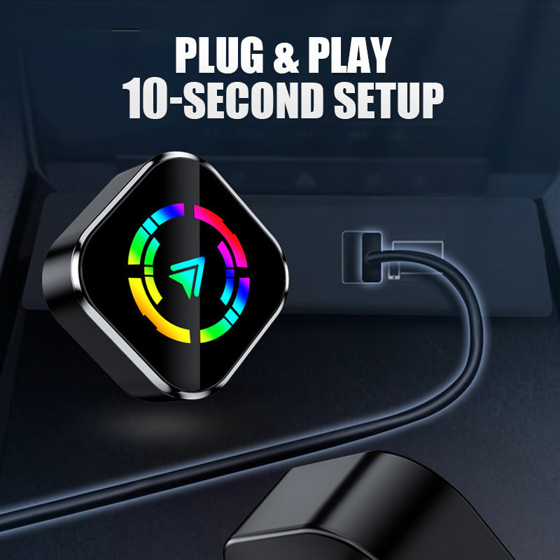 2-in-1 Draadloze Adapter voor iPhone & Android Auto