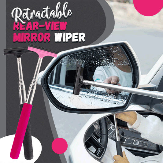 ⏳🔥LIMITED-TIME 50% OFF! ⏰🚗 BUY 1 GET 1 FREE! 💦 Retractable Side-Mirror Wiper – Extendable, Compact, Water Removal