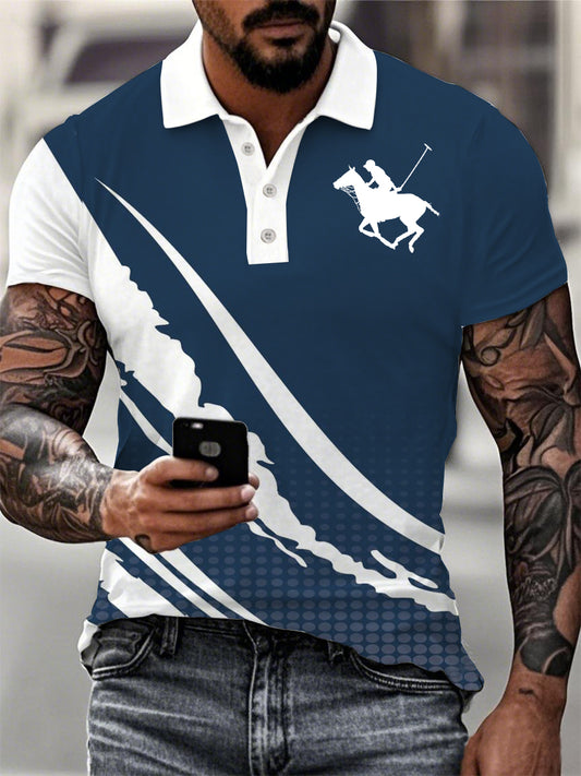 Men's Casual Business Short Sleeve Shirt