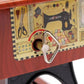 ✨ Wood Mini Sewing Machine Music Box – Handcrafted Retro Decor with Moving Parts & Nostalgic Melody