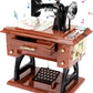 ✨ Wood Mini Sewing Machine Music Box – Handcrafted Retro Decor with Moving Parts & Nostalgic Melody
