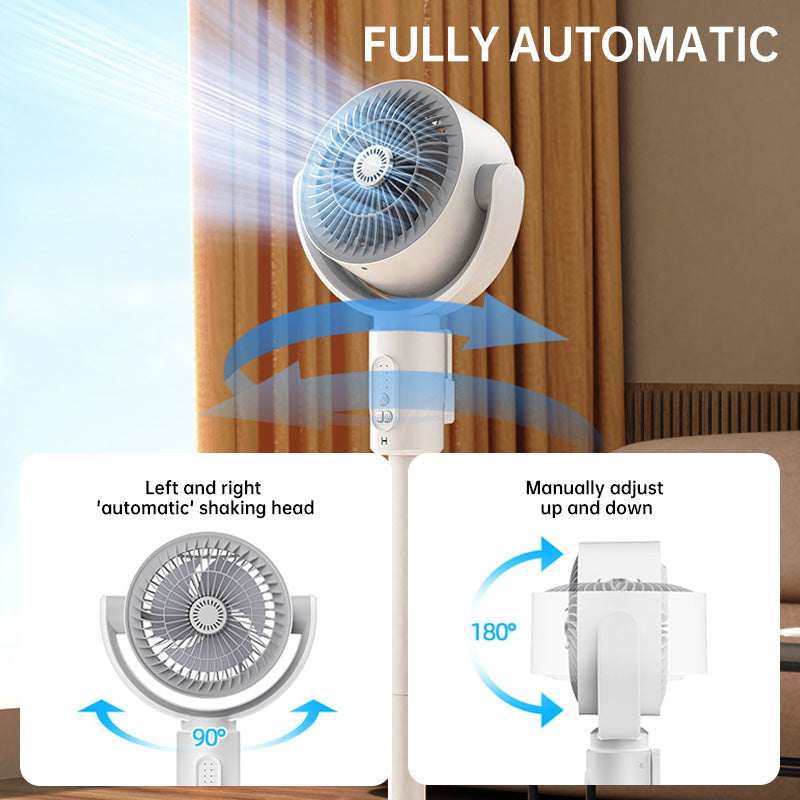🥳2026 HOT SALE🥳💞50K+ SOLD!❄️🌀 50% OFF! USB Quiet Floor Fan – 5 speeds, 90° oscillation, under 36dB. Perfect for bedroom or office. 🌬️✅