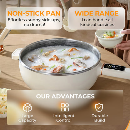 🍳Non-stick Electric Wok for Cooking