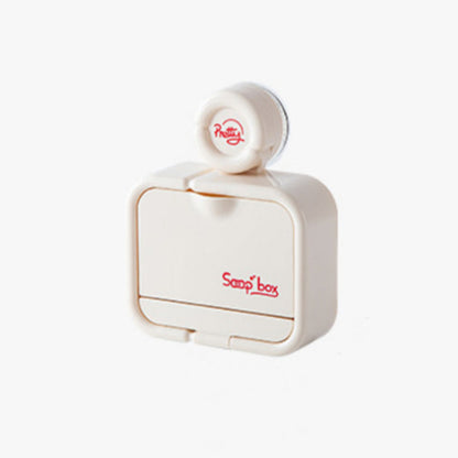 Wall-Mounted Soap Dish with Suction Cup & Flip-Top Lid