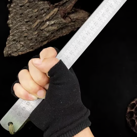 🏆Flash sale🔥High-performance hardened steel and stainless steel ruler tools, multi-functional vehicle-mounted thickened measuring ruler📏