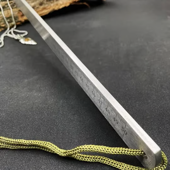 🏆Flash sale🔥High-performance hardened steel and stainless steel ruler tools, multi-functional vehicle-mounted thickened measuring ruler📏