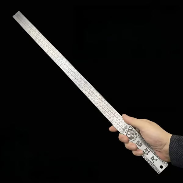 🏆Flash sale🔥High-performance hardened steel and stainless steel ruler tools, multi-functional vehicle-mounted thickened measuring ruler📏