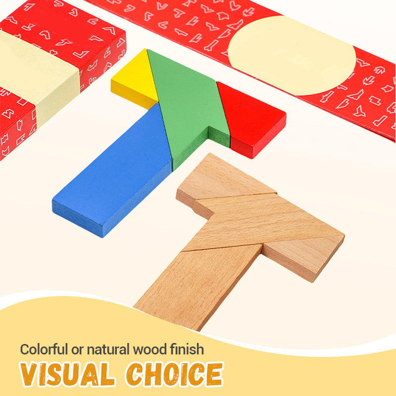 🔥Wooden T-Shaped Educational Puzzle Toy