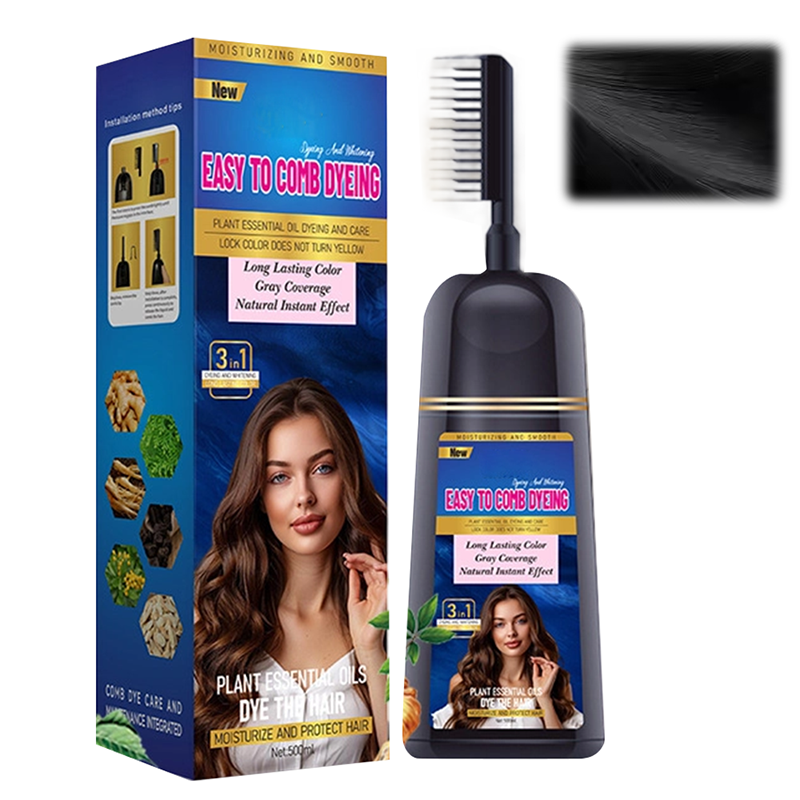 3-in-1 Hair Dye with Comb