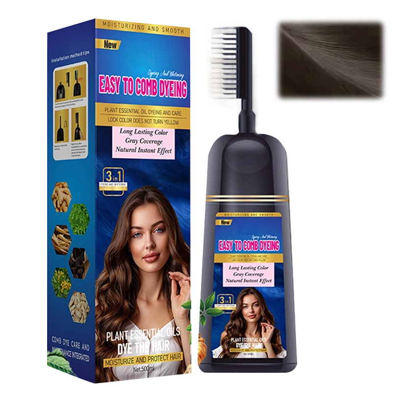 3-in-1 Hair Dye with Comb