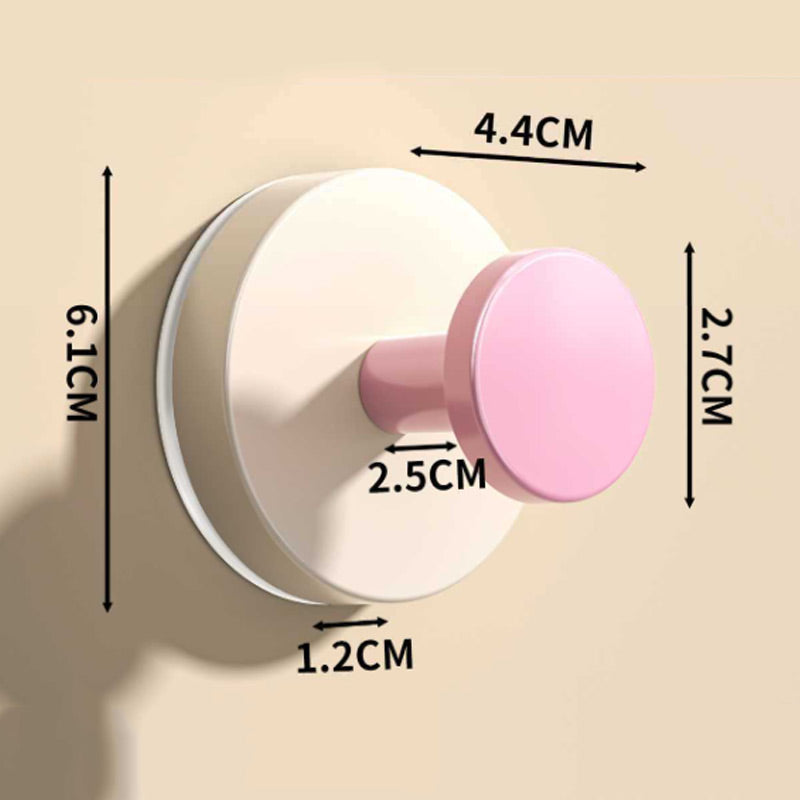 Reusable Heavy-Duty No-Drill Suction Cup Hooks