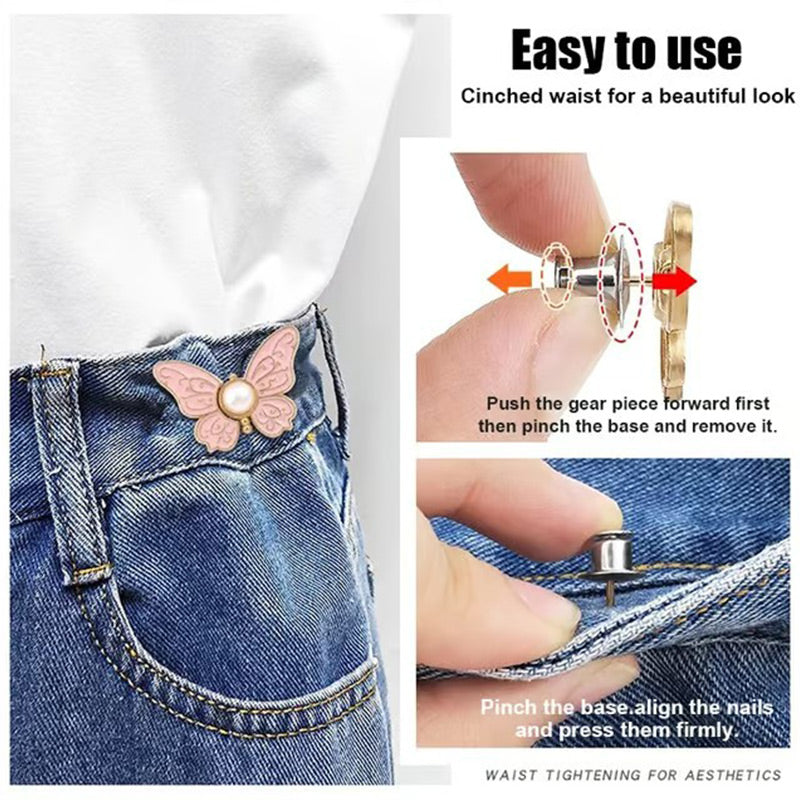 🔥Buy 1 Get 2 Free🦋Removable Butterfly Waist Adjustment Buckle