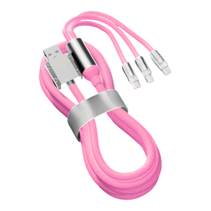 120W 3-in-1 Fast Charging Cable with Digital Display
