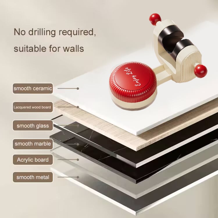 🛁Adjustable Suction Cup Shower Holder