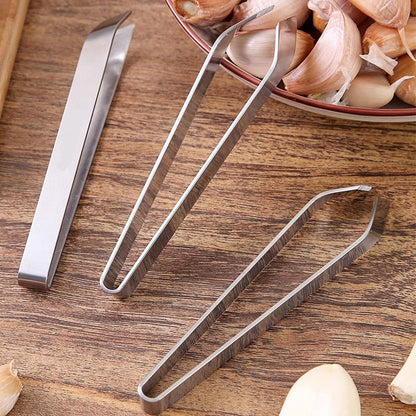 [Creative Gift] High-Quality 304 Stainless Steel Garlic Peeling Clips for the Kitchen