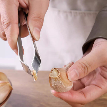 [Creative Gift] High-Quality 304 Stainless Steel Garlic Peeling Clips for the Kitchen