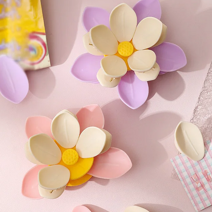 Lotus-Shaped Magnetic Food Clip & Fridge Magnet
