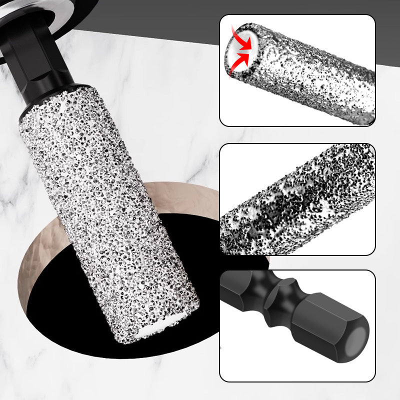 ⏰🎁2-in-1 Hexagonal Shank Brazing Dry Drilling Specialized Hole Opener