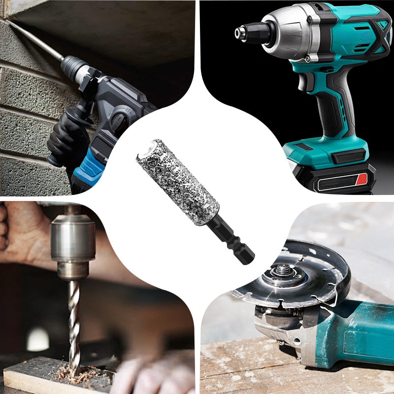 ⏰🎁2-in-1 Hexagonal Shank Brazing Dry Drilling Specialized Hole Opener