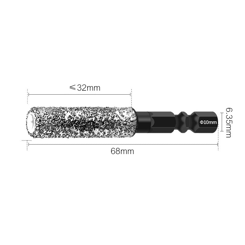 ⏰🎁2-in-1 Hexagonal Shank Brazing Dry Drilling Specialized Hole Opener
