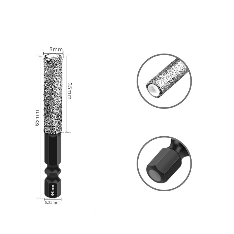 ⏰🎁2-in-1 Hexagonal Shank Brazing Dry Drilling Specialized Hole Opener