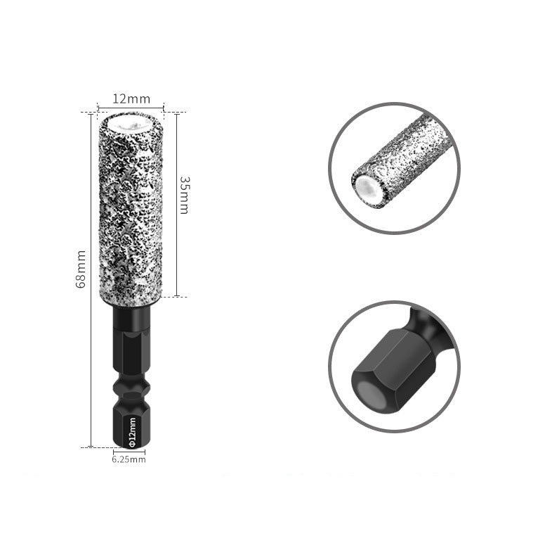 ⏰🎁2-in-1 Hexagonal Shank Brazing Dry Drilling Specialized Hole Opener