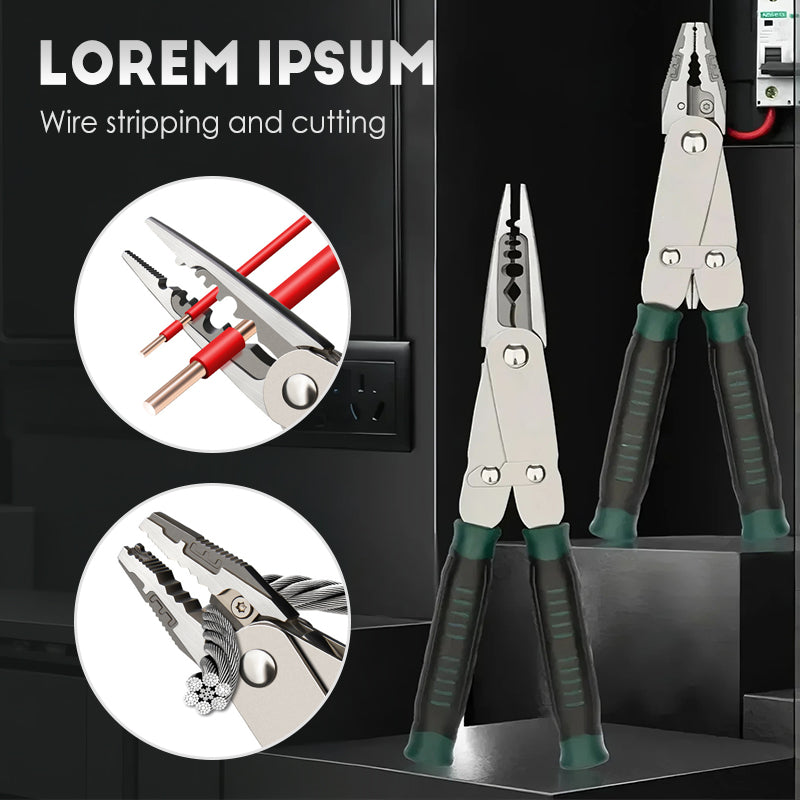 2-in-1 Dual Jaw Adjustable Wire Pliers（50% OFF）