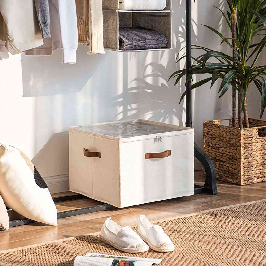 ⏳Limited time 49% off💥Transparent, foldable PVC shoe box, waterproof storage box for office