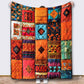🎁LAST DAY SALE 50% OFF! 🐱💤 Cozy 9‑Panel Sleeping Cats Blanket – Ultra‑Soft Flannel, Reversible Design✨