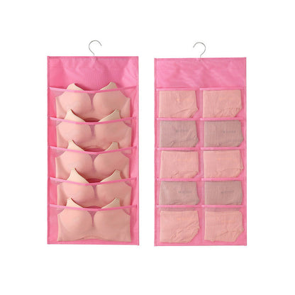 Double-Sided Storage Underwear Hanging Organizer