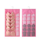 Double-Sided Storage Underwear Hanging Organizer