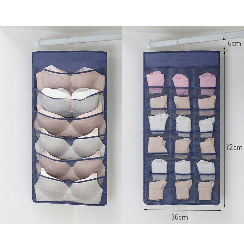 Double-Sided Storage Underwear Hanging Organizer