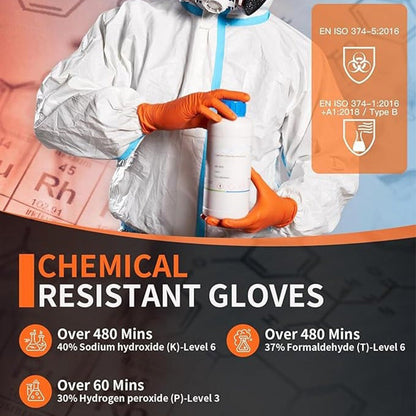 Super wear-resistant nitrile gloves 30 PCS