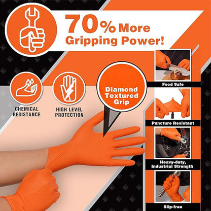Super wear-resistant nitrile gloves 30 PCS