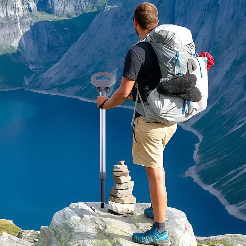 Portable Trekking Hiking Pole with Seat