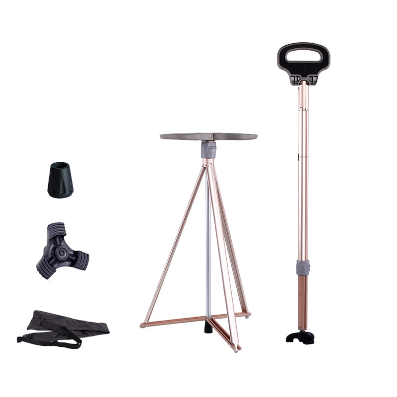 Portable Trekking Hiking Pole with Seat