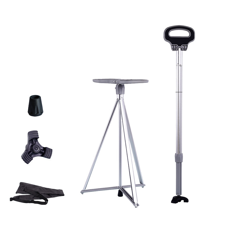 Portable Trekking Hiking Pole with Seat